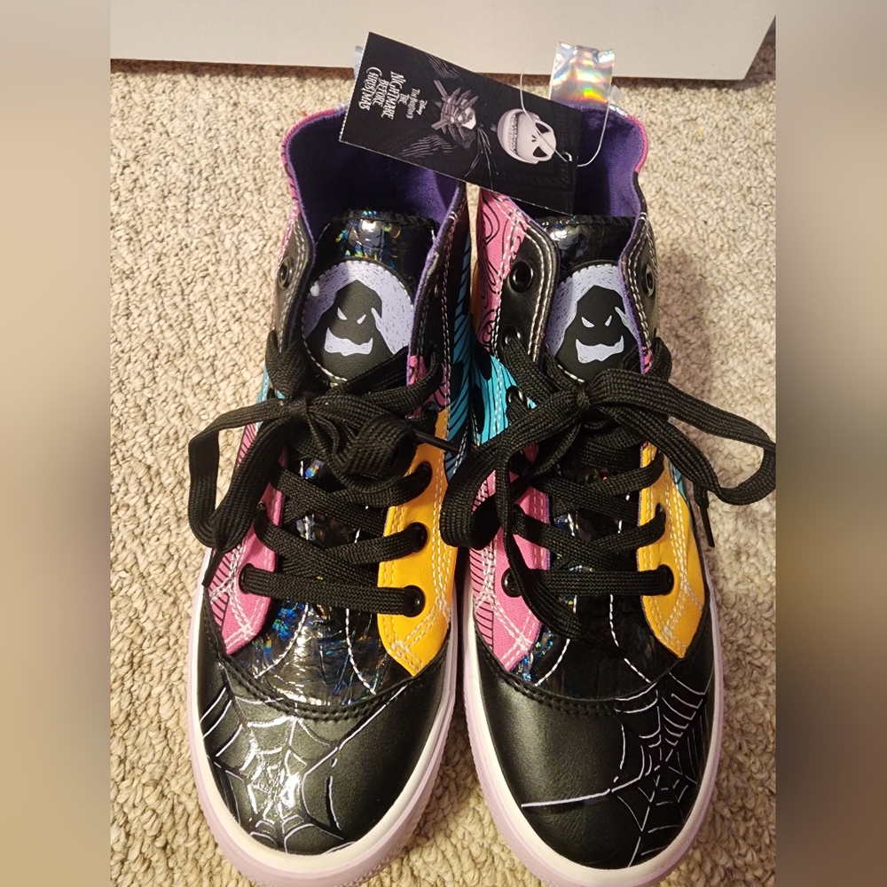 New, Nightmare Before Christmas High Tops, 6.5